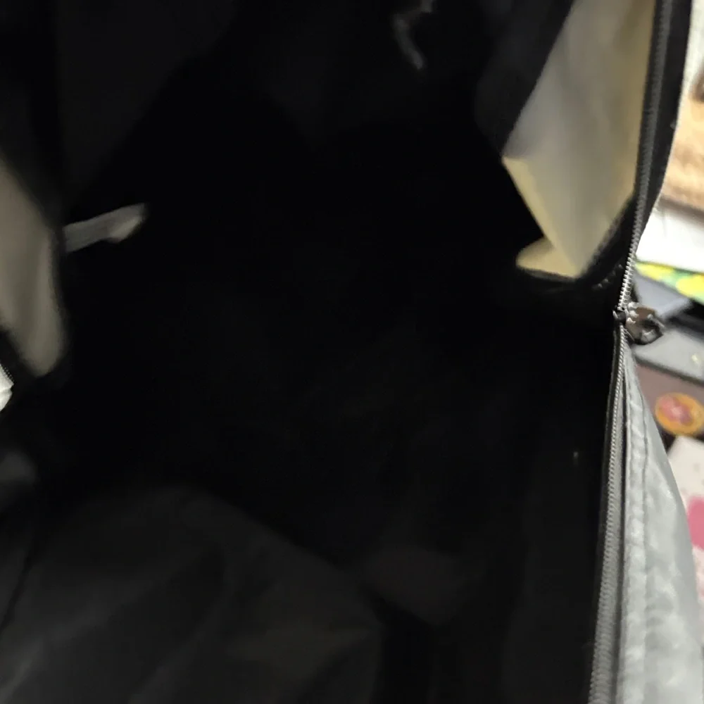 Metropack Black and Gray Backpack with Red Accents